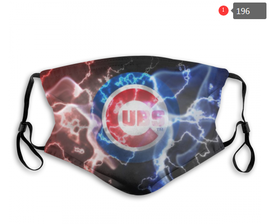 MLB Chicago Cubs #2 Dust mask with filter->mlb dust mask->Sports Accessory